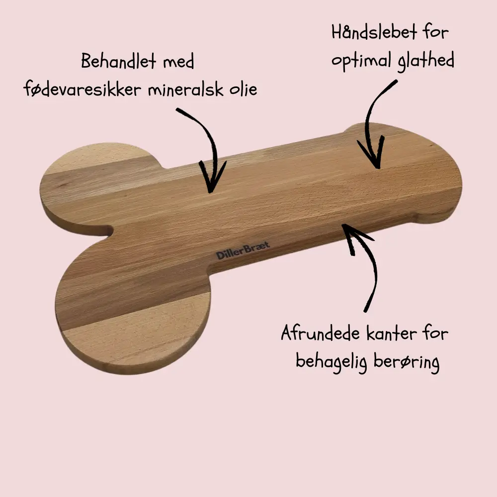 Dillerbræt Serveringsbræt med humor og stil